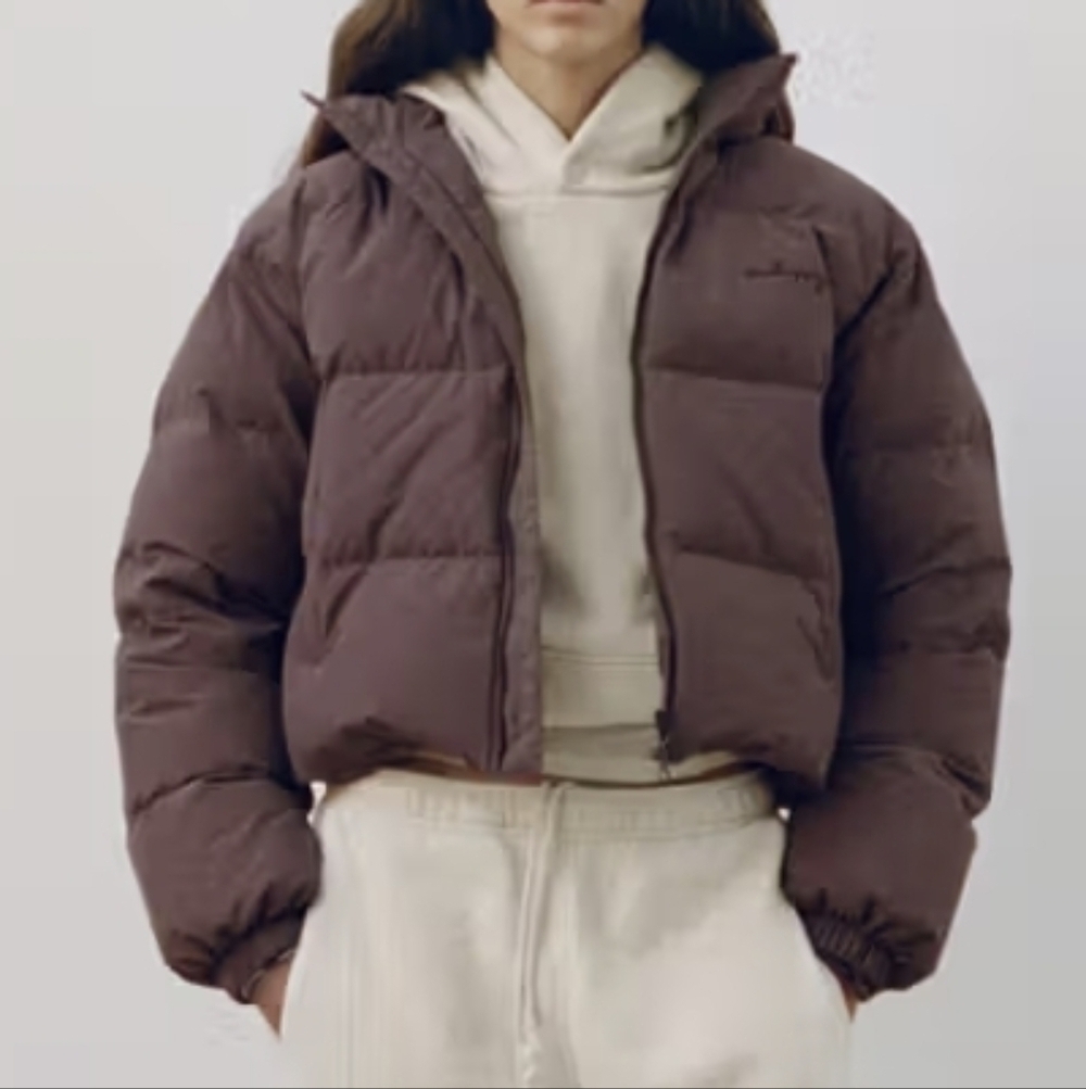 Madhappy Women's Cropped Cozy Puffer Jacket